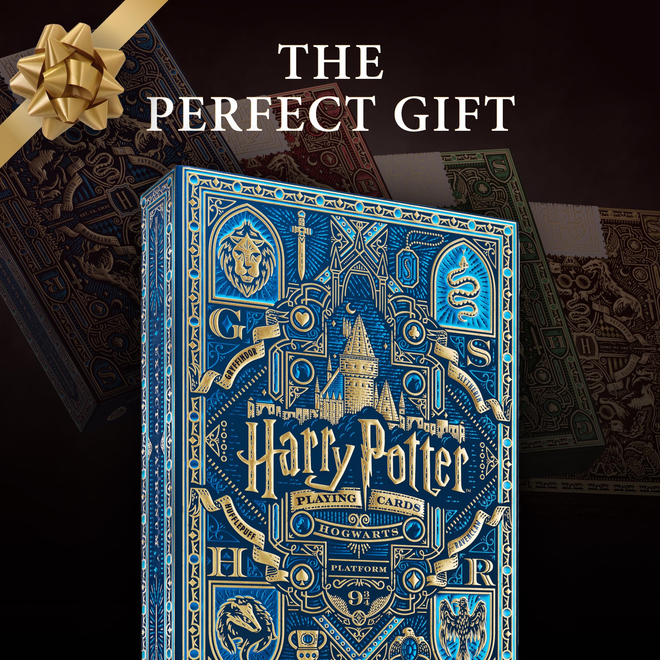Gold foil accents and precise embossing create tactile premium feel.