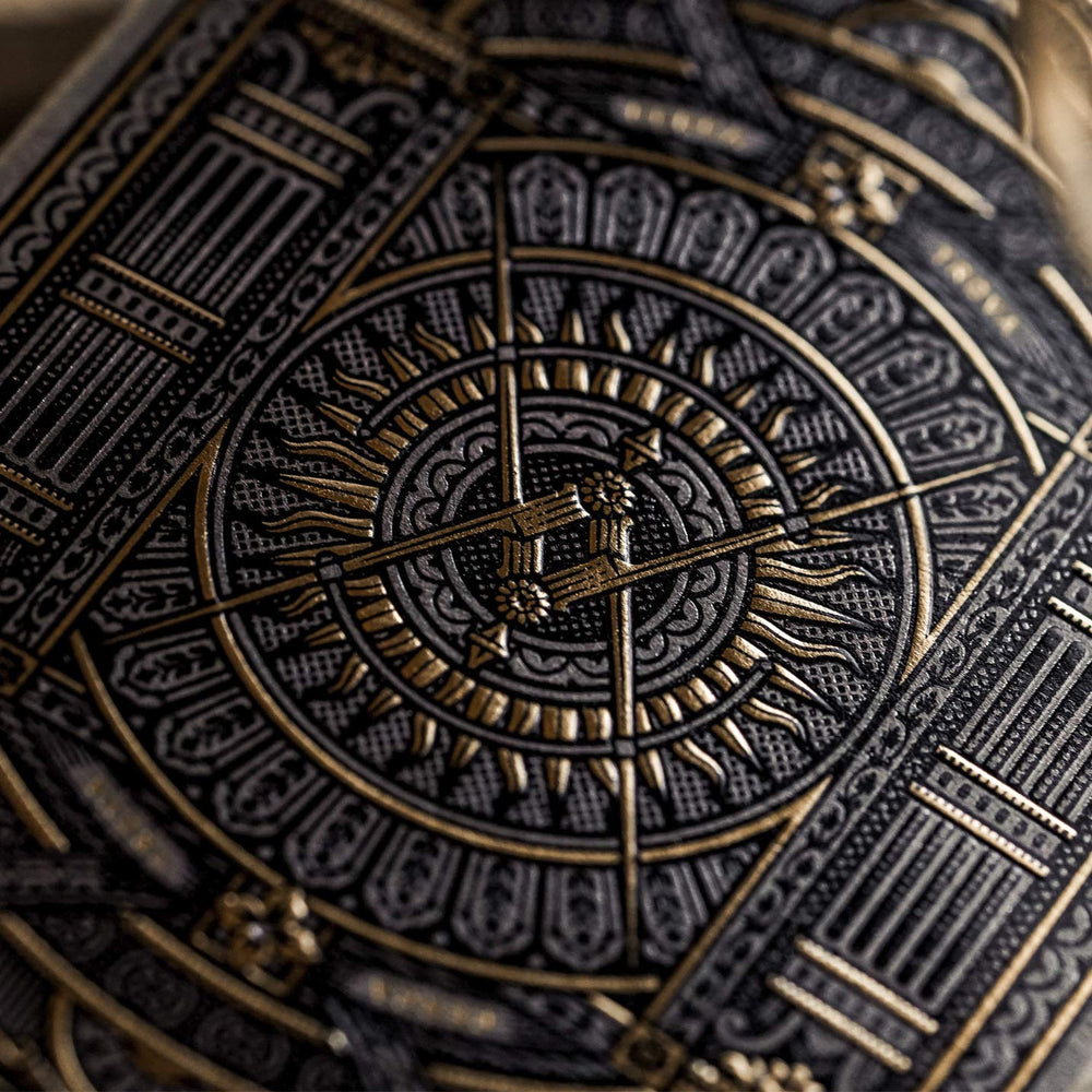 Theory11 Hudson Black Edition ace of spades highlights a unique centerpiece