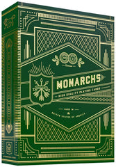 theory11 Monarch Green box showcases premium packaging and collectible appeal.