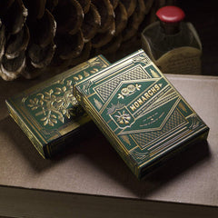 theory11 Monarch Green set blends vintage charm with durable, gift-ready design.