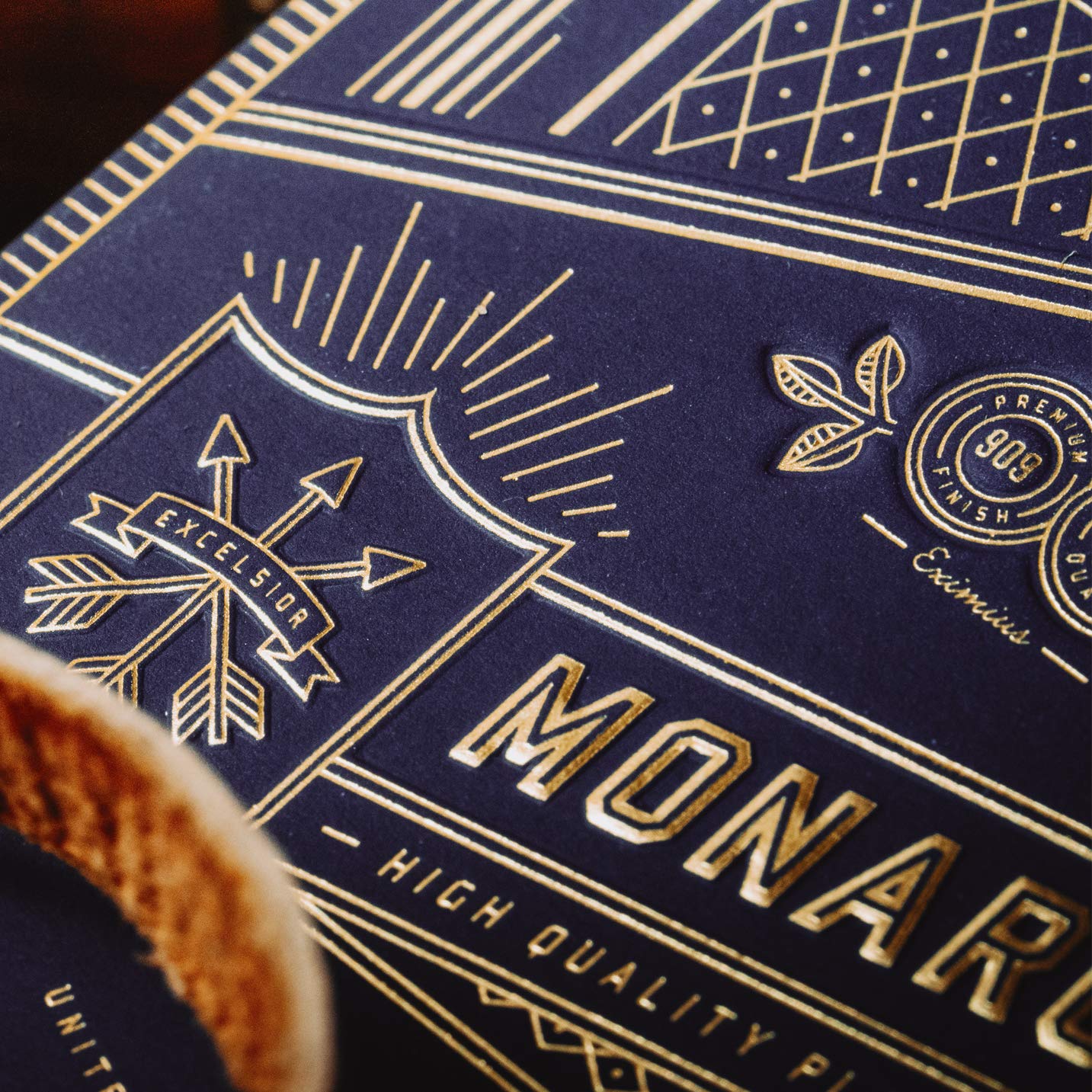 theory11 Monarchs Purple FSC-certified paper supports sustainable card production.