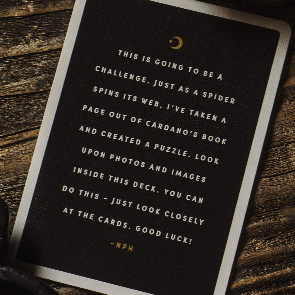 theory11 Neil Patrick Harris playing cards gift box showing luxurious unboxing experience
