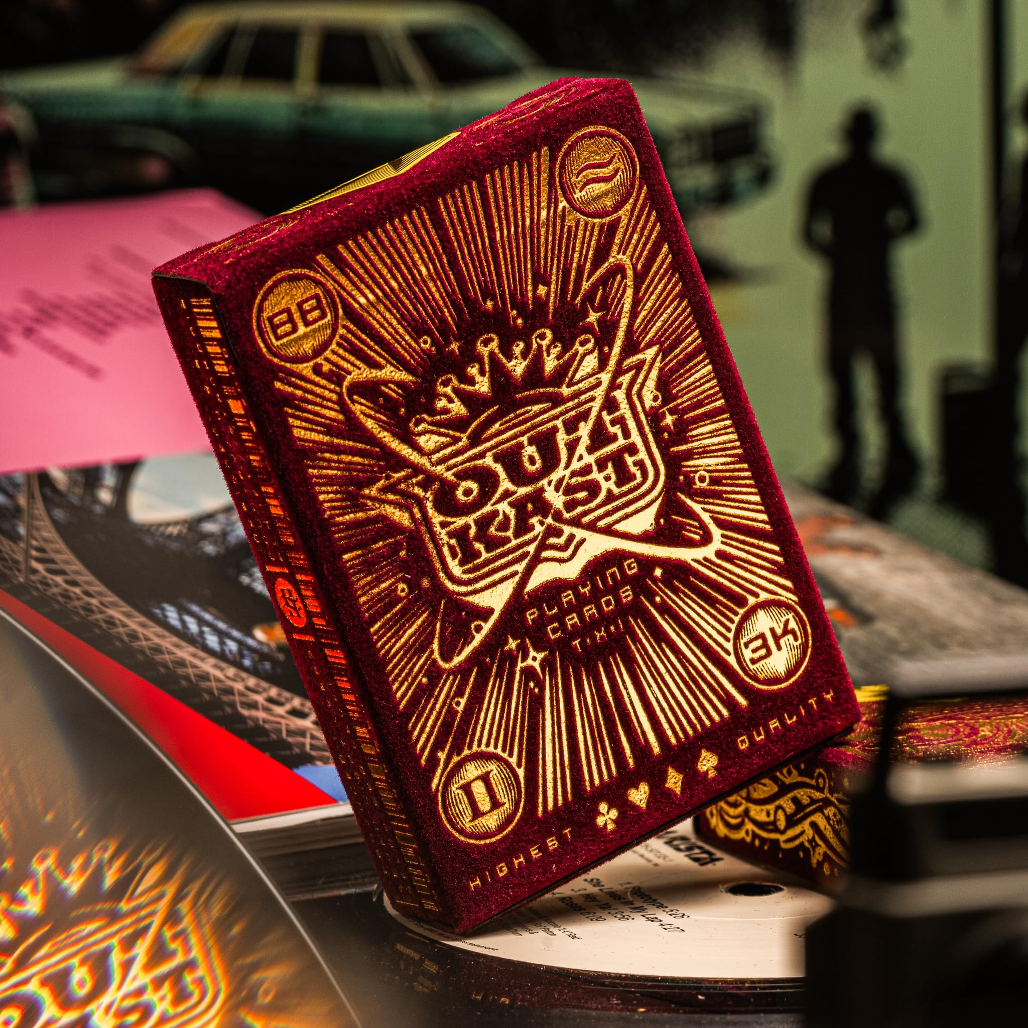 theory11 outkast gold foil packaging details for luxury presentation