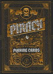theory11 Piracy premium foil playing card front with dual gold and silver foil for luxury play