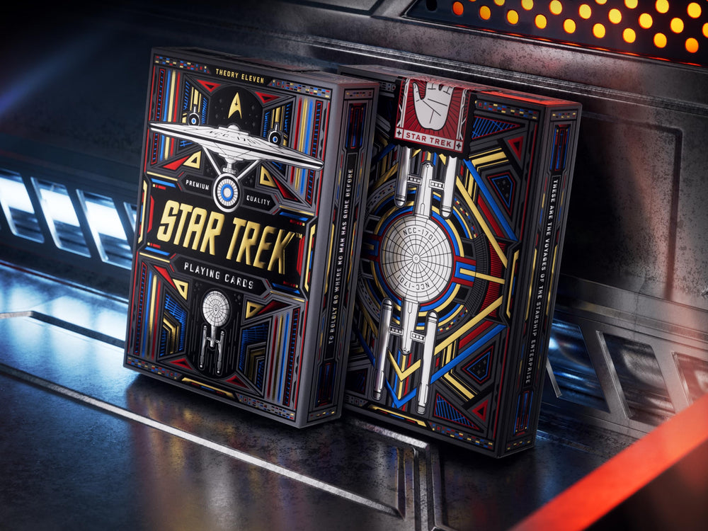 theory11 Star Trek Dark aces and jokers celebrate classic moments