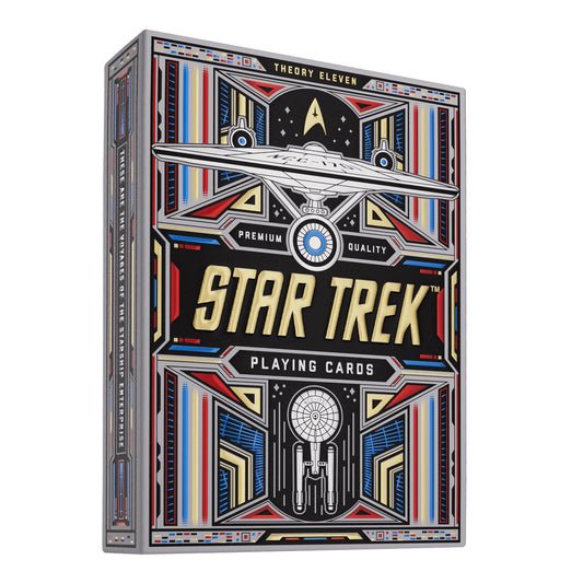 theory11 Star Trek Light deck face art featuring Kirk and Spock, ideal for collectors