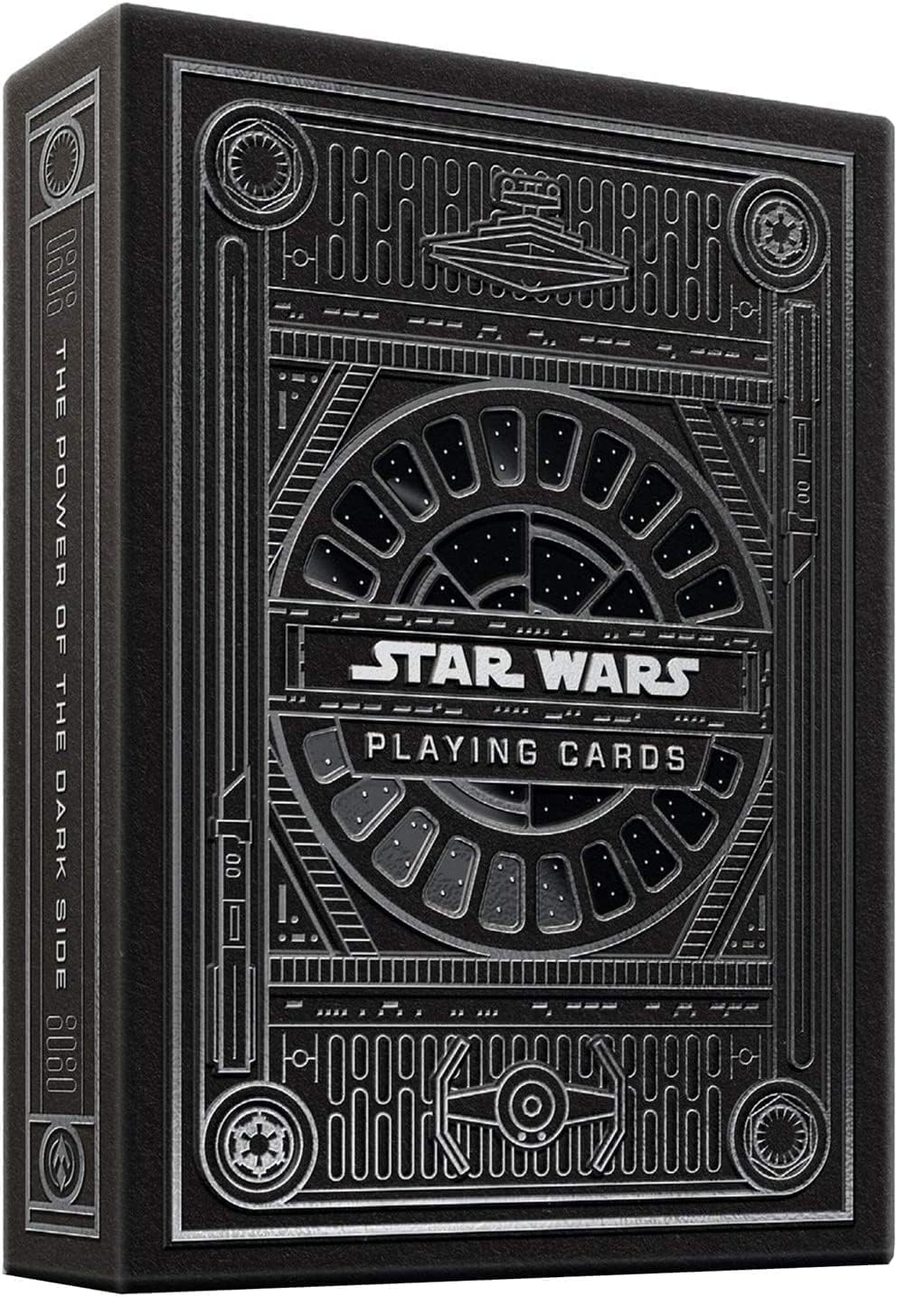 theory11 Star Wars Dark Side Grey box front shows Imperial Throne Room window for display.