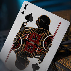 theory11 Star Wars premium cards gold foil backs catch light from every angle.