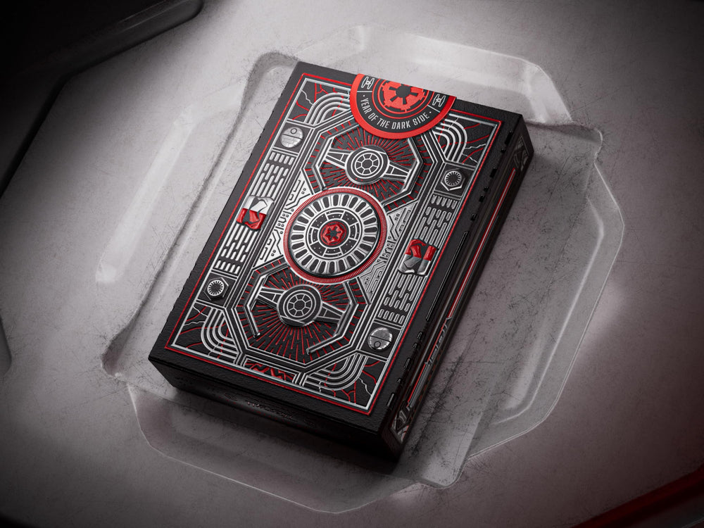 theory11 Star Wars Year of the Dark Side Death Star art enriches the deck.