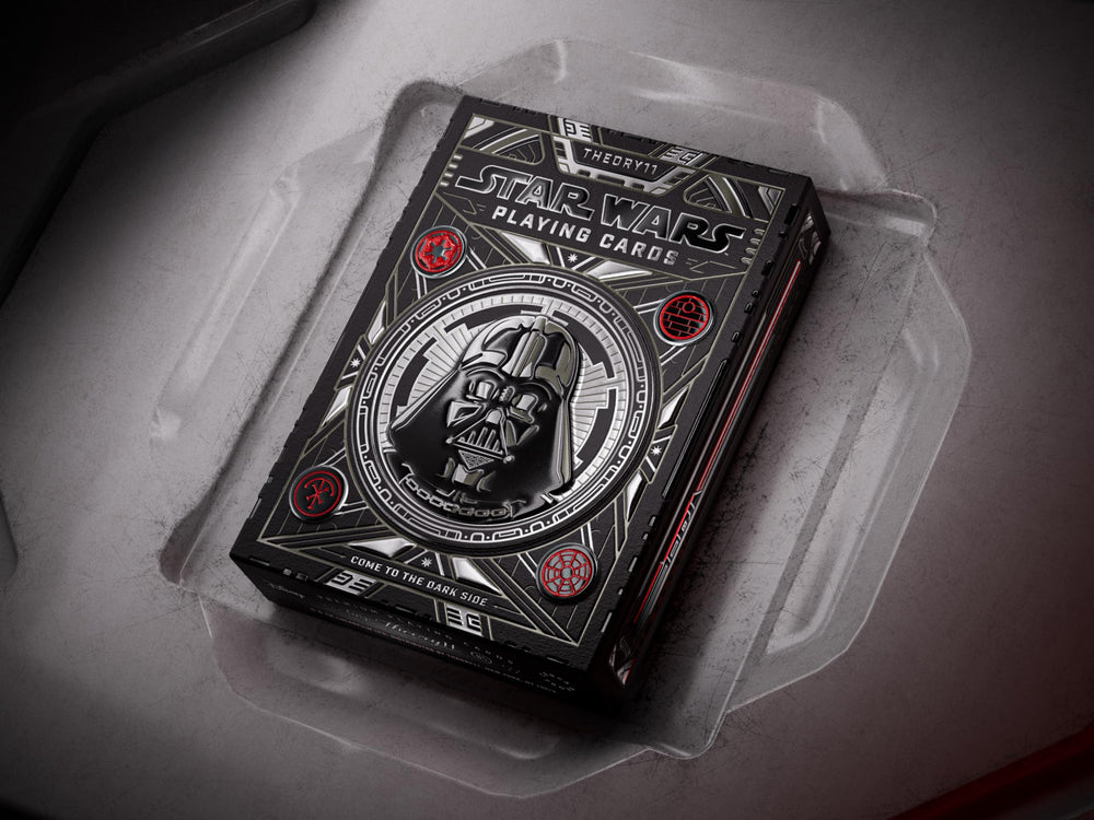 theory11 Star Wars Year of the Dark Side Imperial Crest art enhances the set.