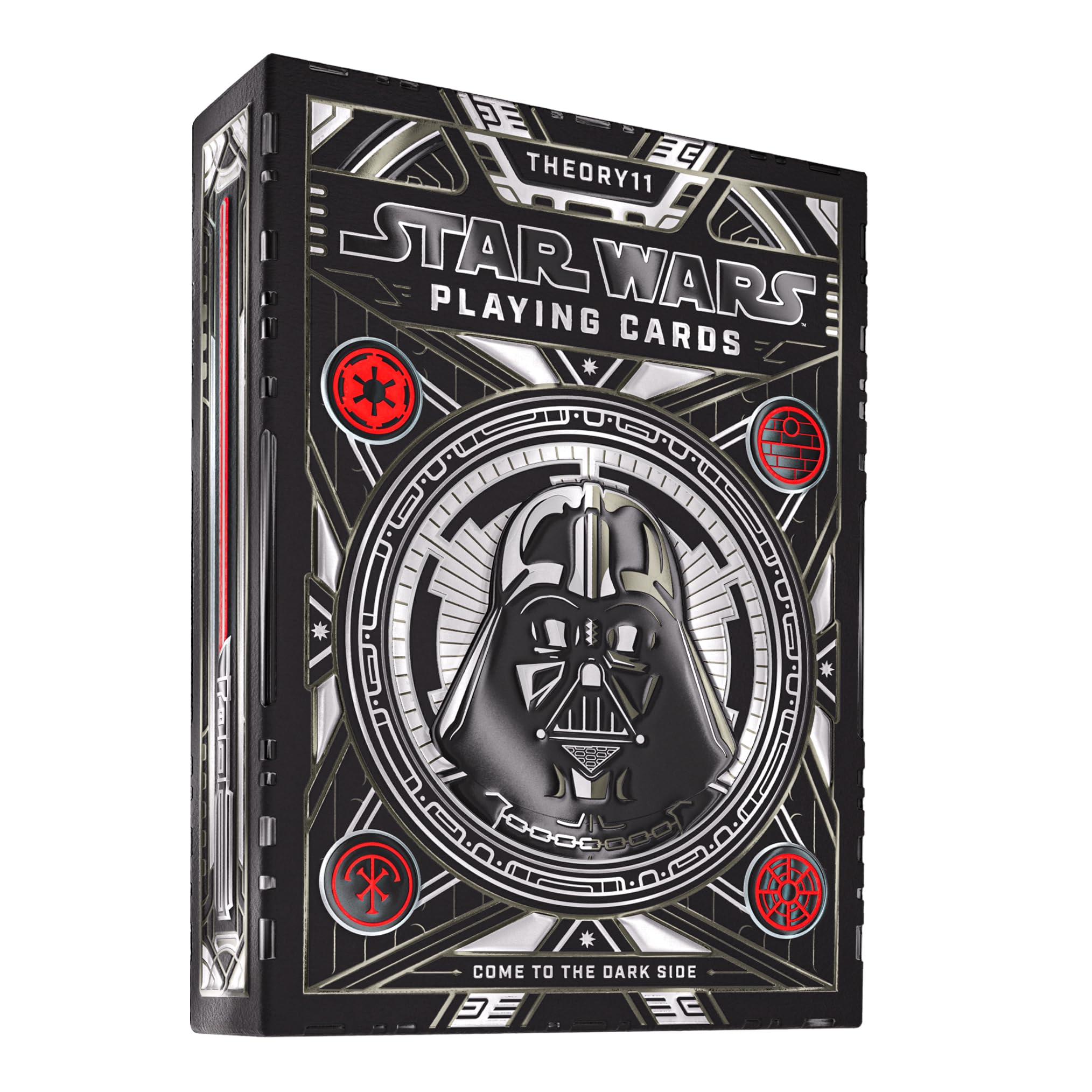 theory11 Star Wars Year of the Dark Side playing cards cover with premium finish ideal for display.