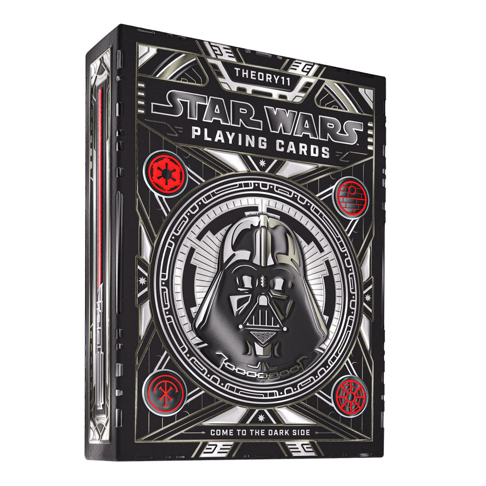 theory11 Star Wars Year of the Dark Side playing cards cover with premium finish ideal for display.