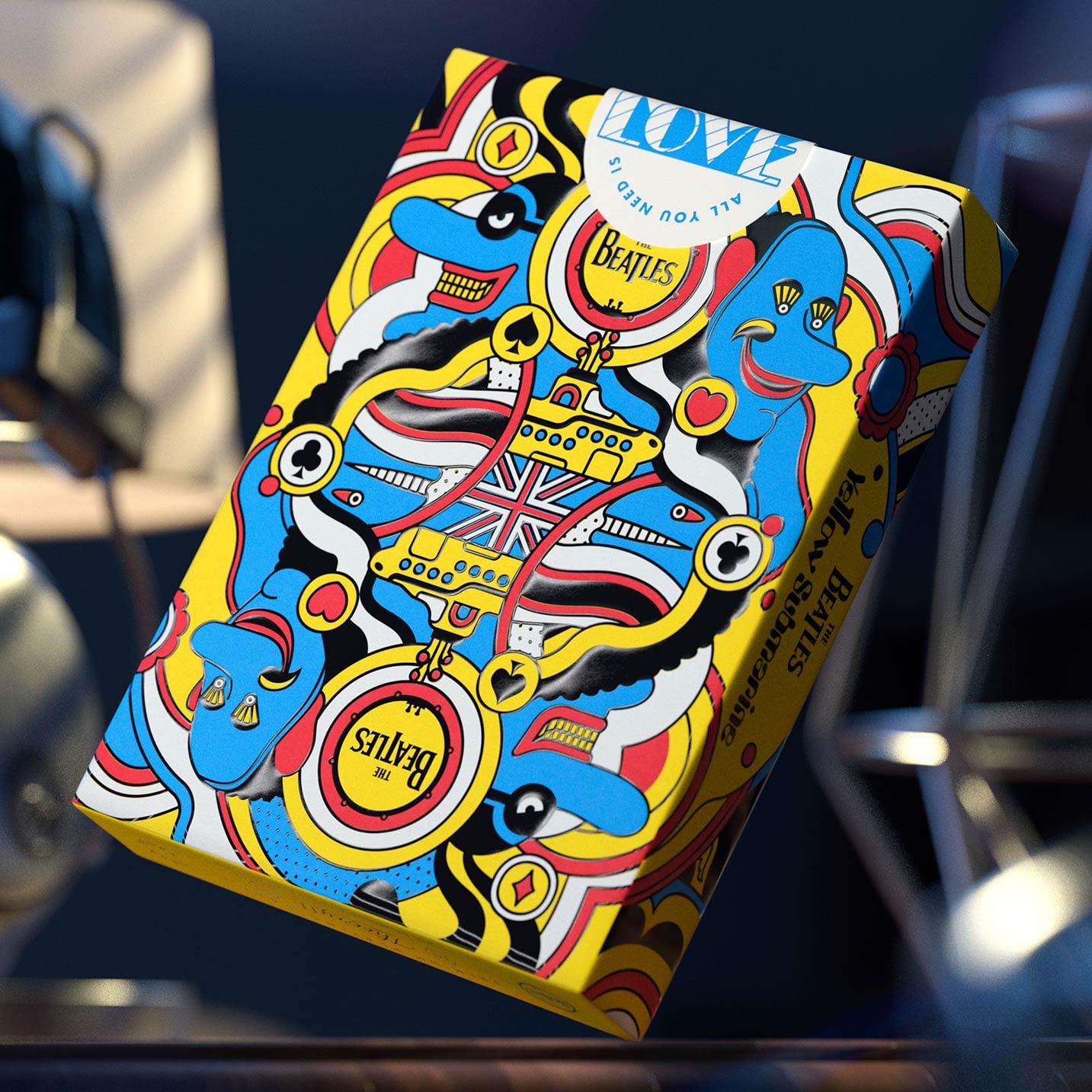 theory11 Yellow Submarine box front with premium packaging suitable for gifting.