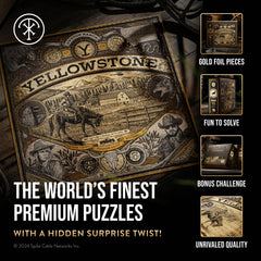 Theory11 Yellowstone puzzle Dutton Ranch scene captures rugged landscape.