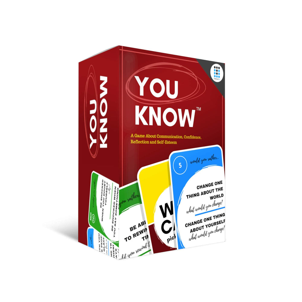 Therapy U You Know double deck cards for engaging conversations and social skills practice.