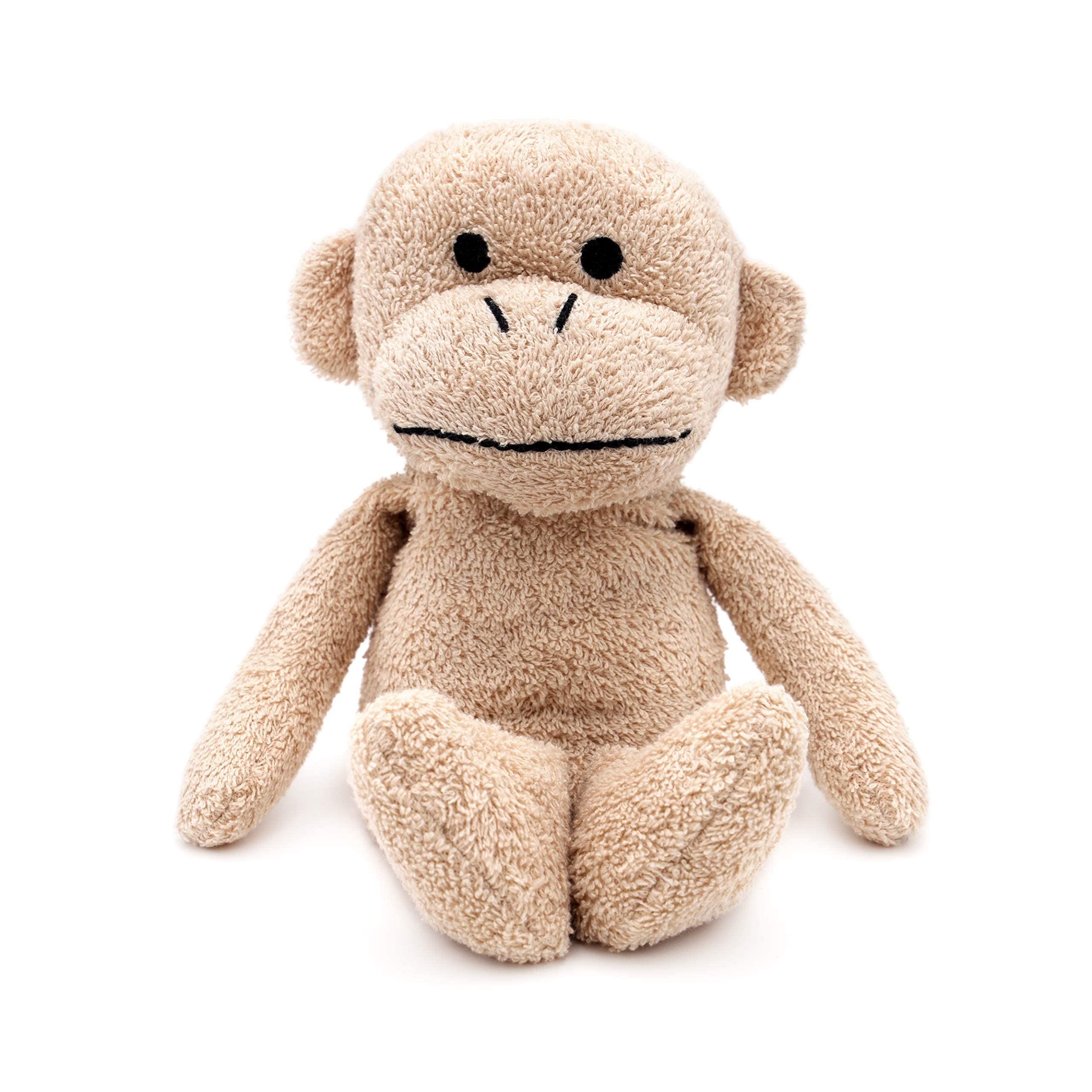 Soft plush exterior of Jo Jo The Monkey in a close-up