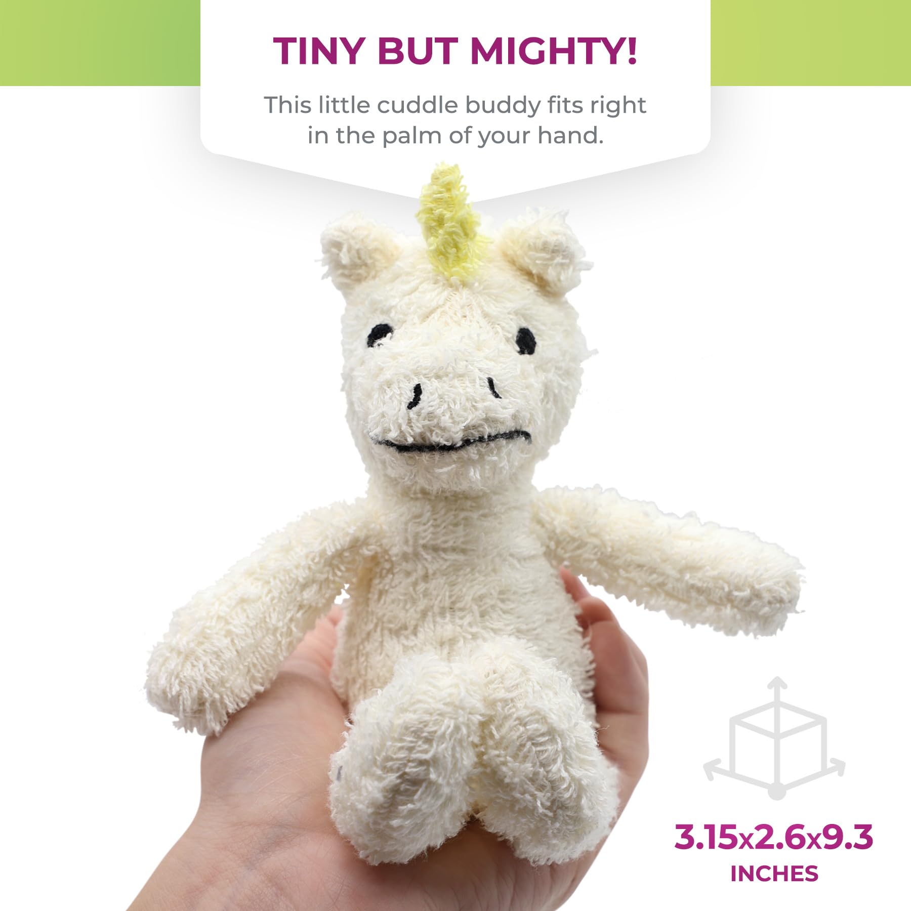 Compact size keeps Juno in backpacks for quick snuggles anywhere