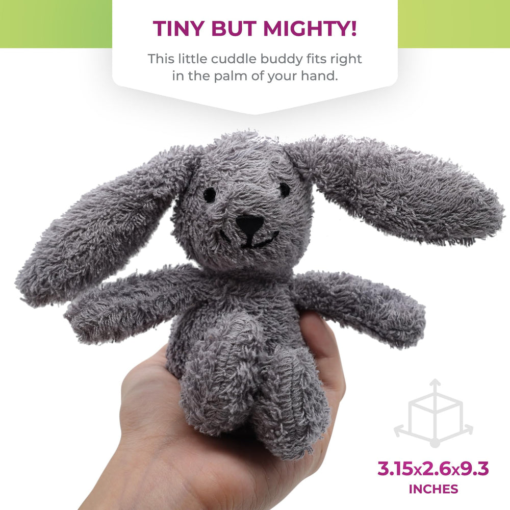 Thermal-Aid Zoo Mini Baxter the Bunny even-heat-distribution for steady comfort