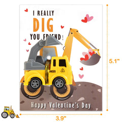Thigreact valentines cards are easy to assemble with foil ties