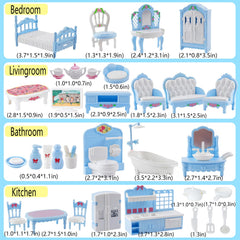 Thildani 35pcs wardrobe with doors for dressing up stories