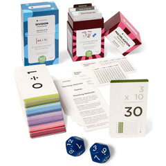 Think Tank Scholar 335 flash cards cover with bold visuals for quick math review.