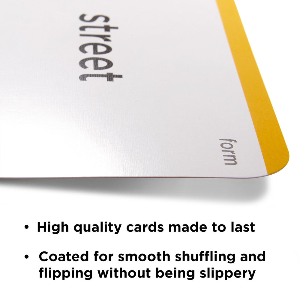 Think Tank Scholar back-of-card answers simplify self-checks and independent review.