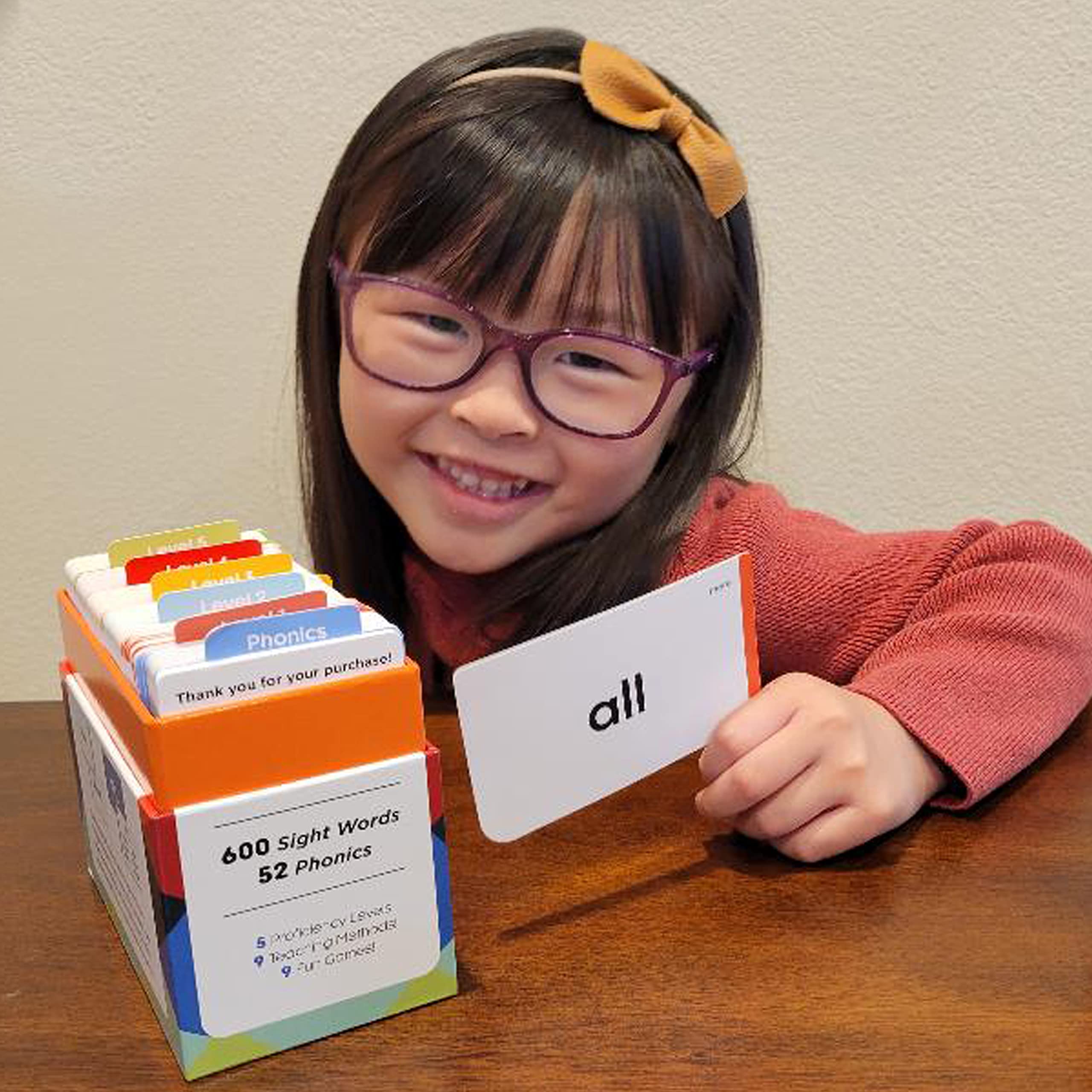 Think Tank Scholar flashcards back view showing answers for independent practice.
