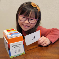 Think Tank Scholar flashcards back view showing answers for independent practice.
