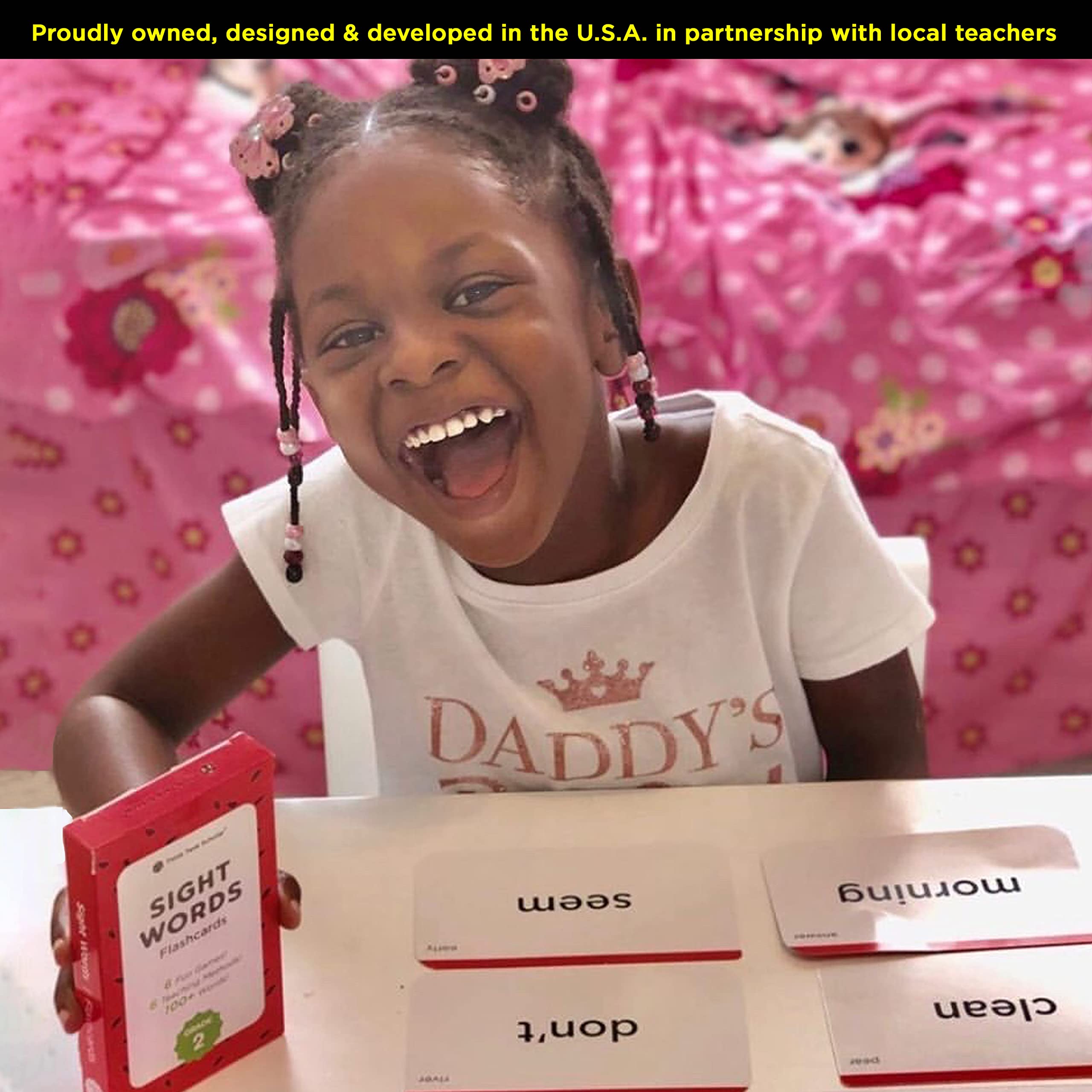 Think Tank Scholar sight words flash cards back answers enable quick self-check.