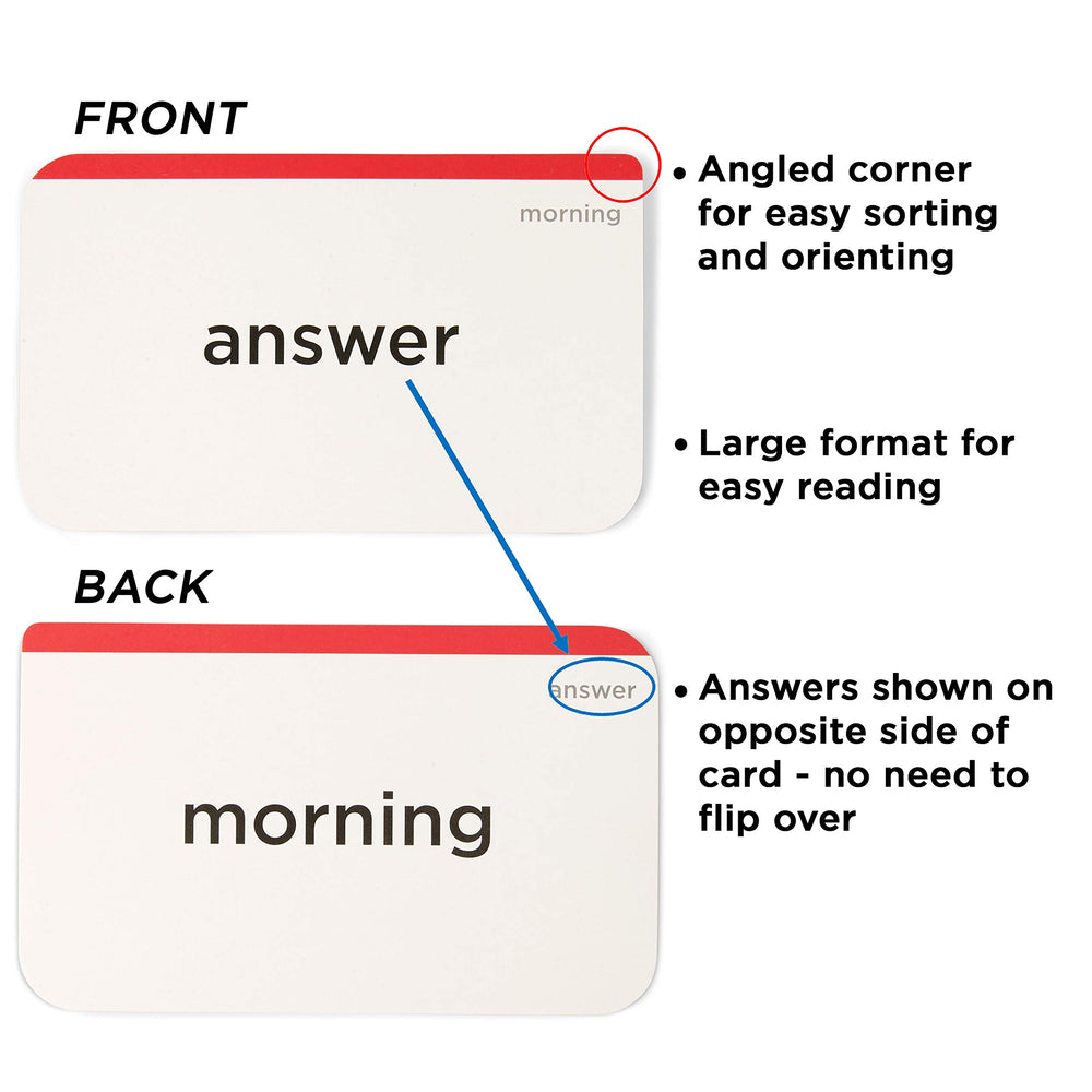 Think Tank Scholar sight words flash cards educator-approved tool for structured reading practice
