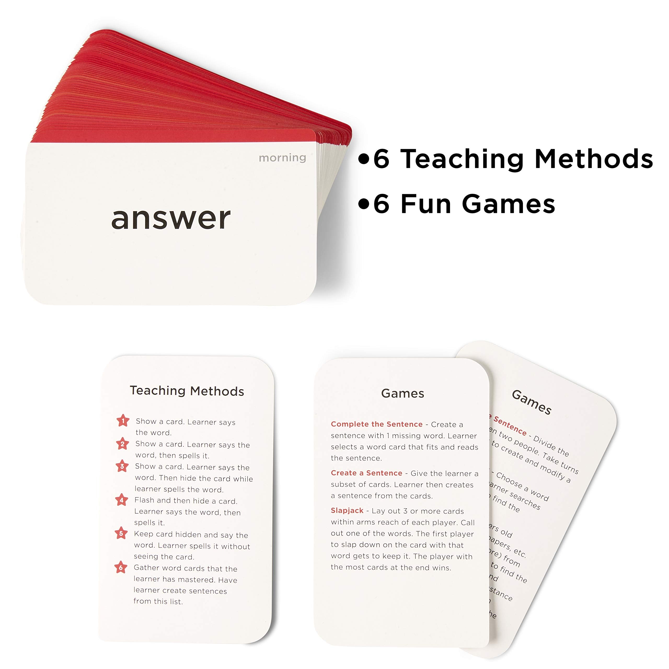 Think Tank Scholar sight words flash cards six engaging games to boost word familiarity