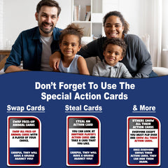 THINK2MASTER Water and stain resistant stock keeps cards durable after handling.