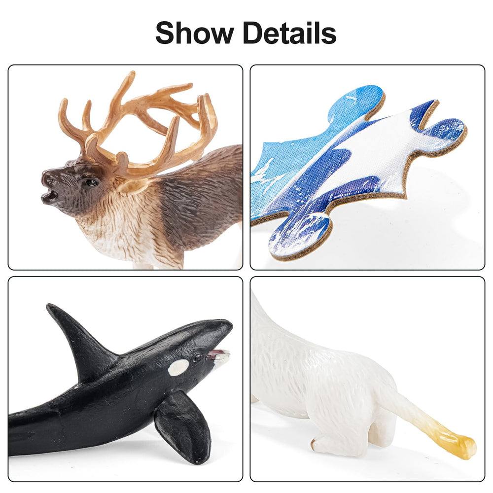 ThinkBAY beluga whale figurine enhances coastal habitat storytelling and motor skills.