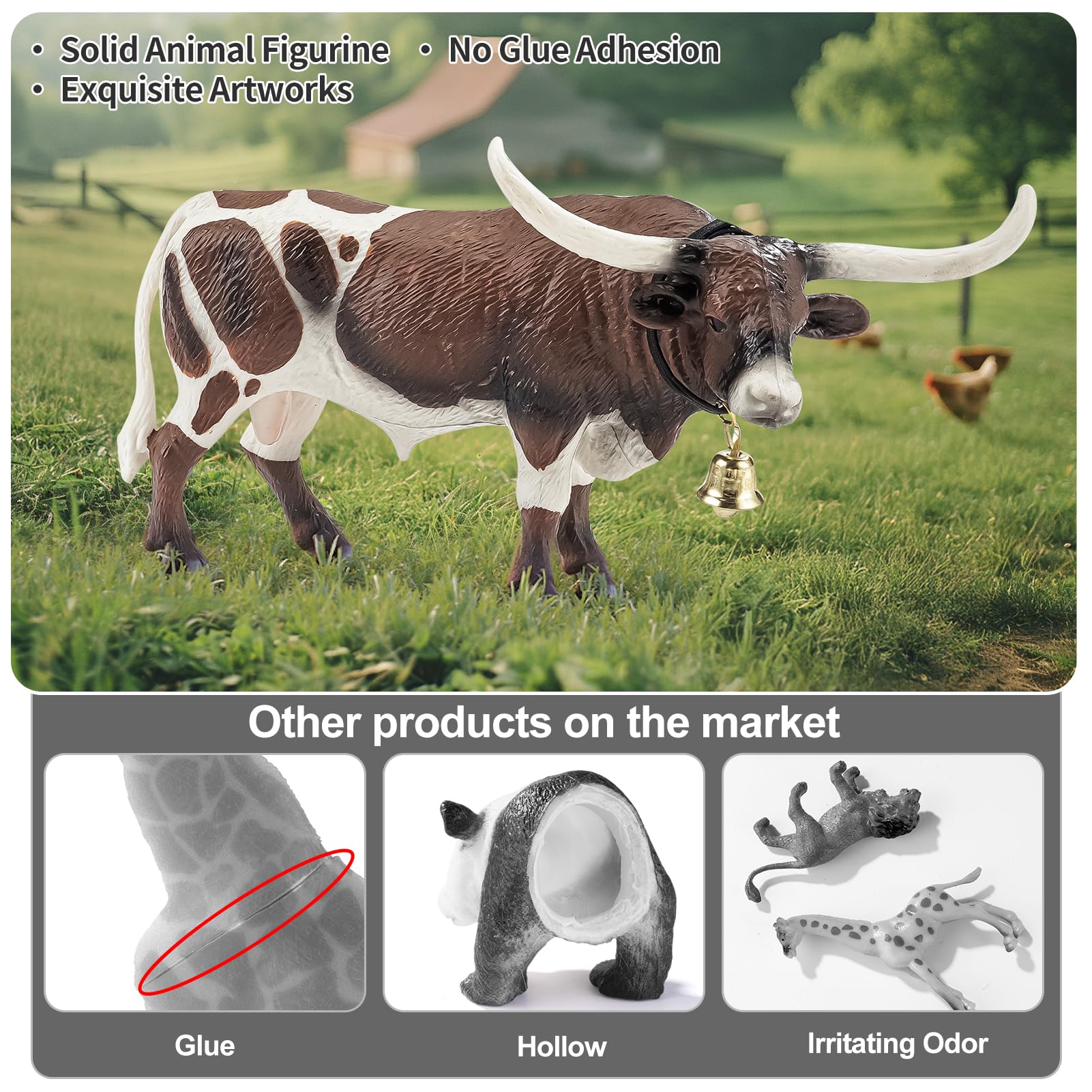 ThinkBay calf figurine pair used as cake toppers for celebrations.