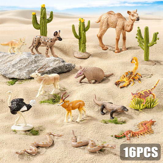 ThinkBAY Desert Monitor Lizard figurine ideal for dioramas and classroom projects.