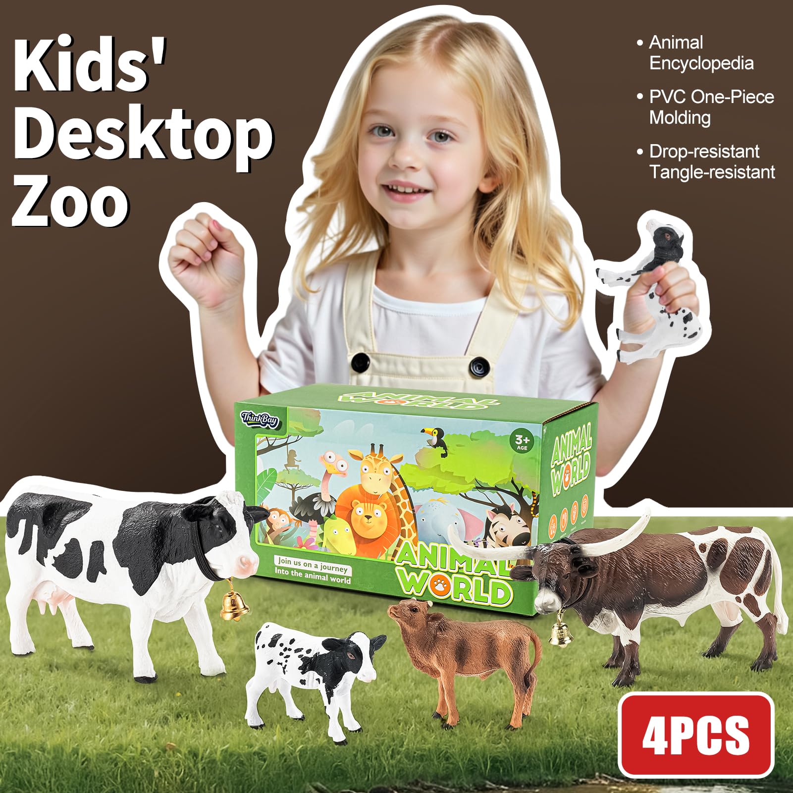 ThinkBay educational farm figures used as classroom storytelling props.