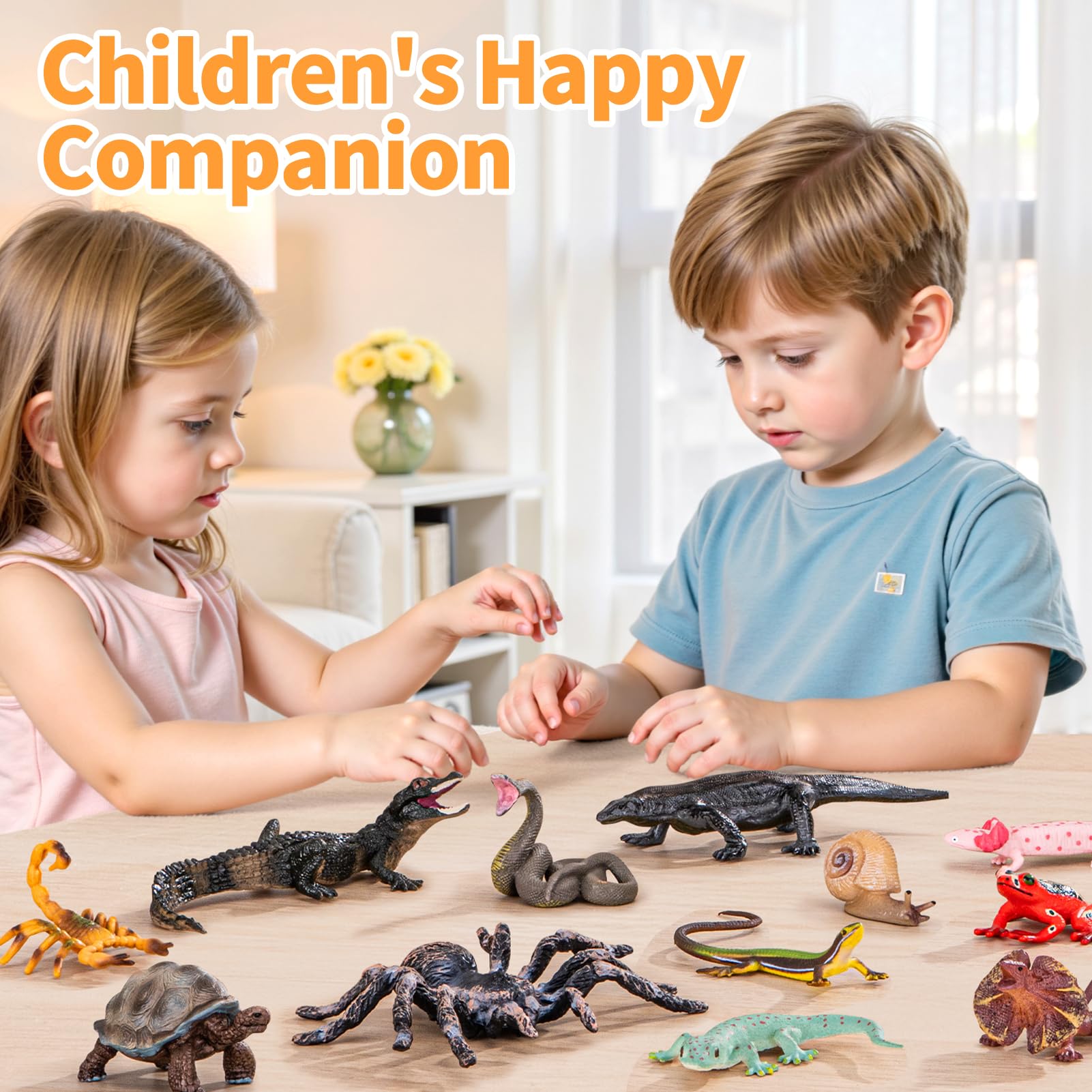 THINKBAY Leopard Gecko figure ideal for science projects and STEM learning.
