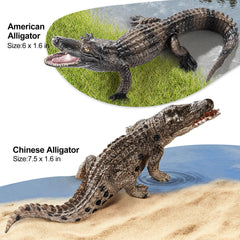 THINKBAY Nile crocodile toy figurine designed for lifelike play and storytelling