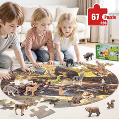 THINKBAY moose figurine with lifelike detailing for learning stories