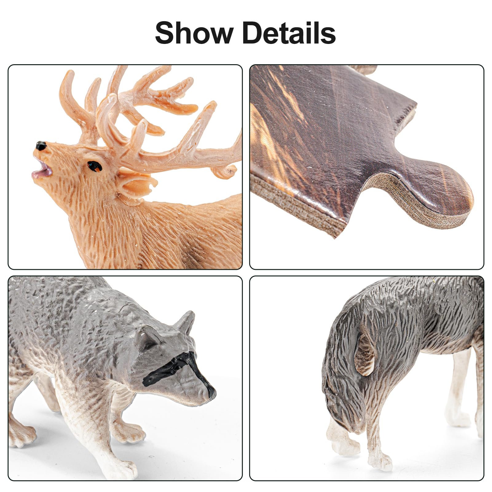 THINKBAY squirrel figurine encourages nature-inspired crafts and role-play