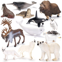 ThinkBay polar bear figurine for classroom display and imaginative play.