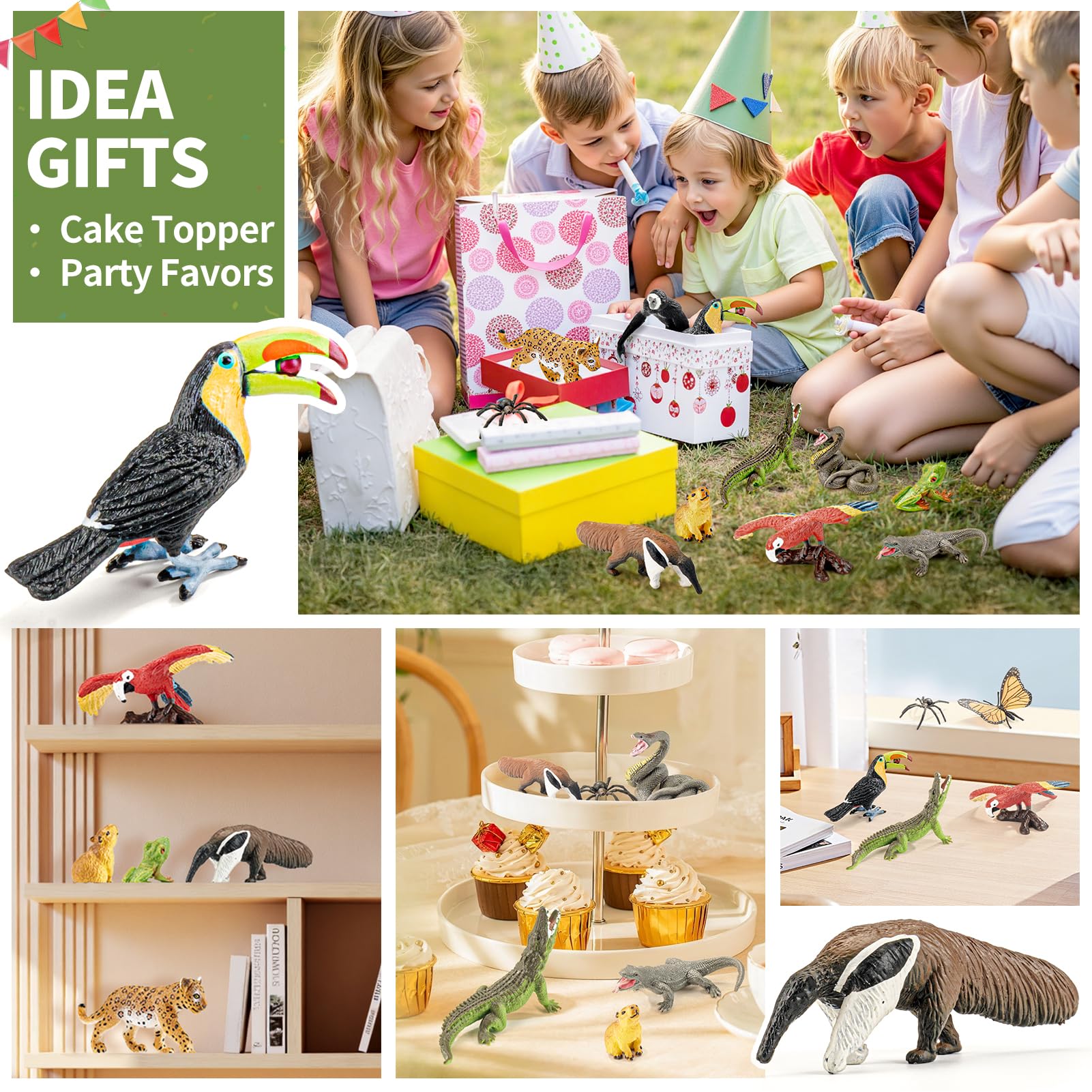 ThinkBay butterfly figure showcases delicate patterns for art-inspired pretend play.