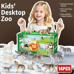 THINKBAY realistic wolf family figures enhance storytelling and role-play sessions.