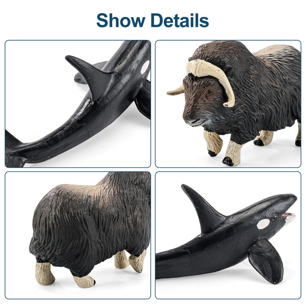 ThinkBay red deer figurine enhances seasonal decor and learning.