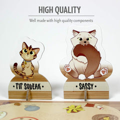 ThinkFun Cat Crimes challenge cards offering escalating puzzles for reasoning.