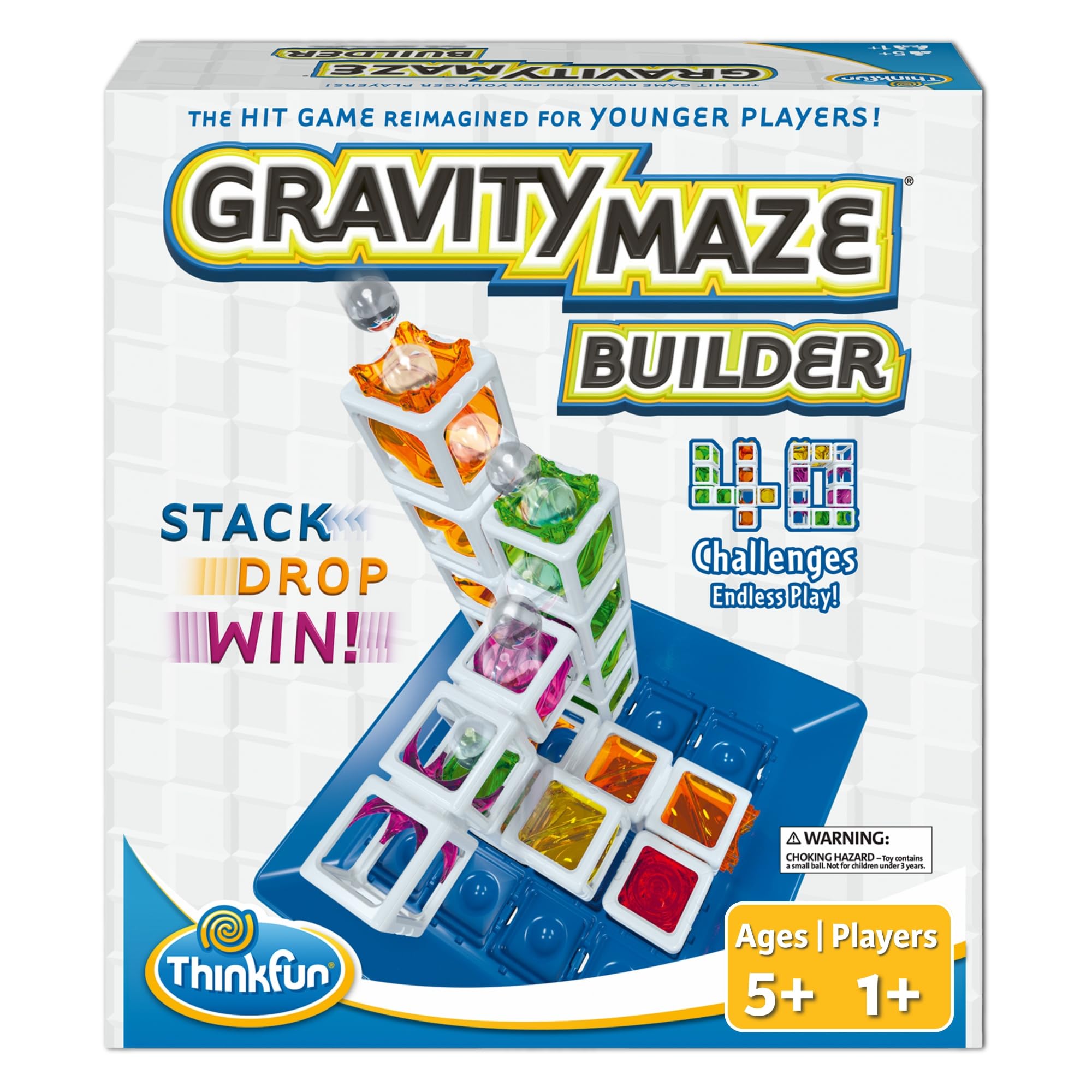 ThinkFun Gravity Maze Builder: maze design stimulates spatial reasoning during play