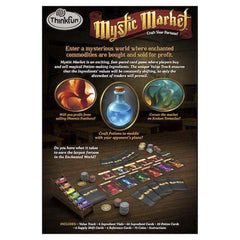 ThinkFun Mystic Market gameplay setup shows approachable rules.