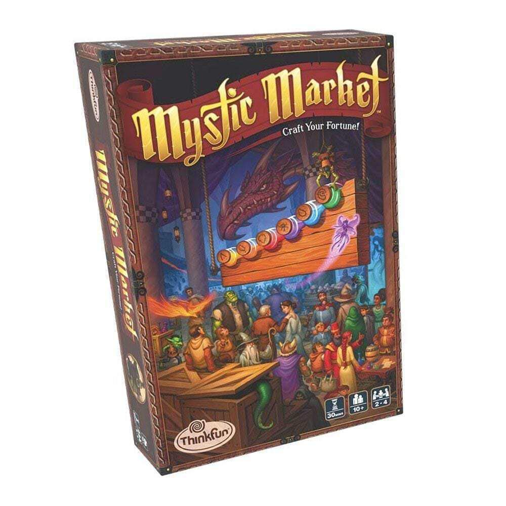 ThinkFun Mystic Market reference cards help new players learn.