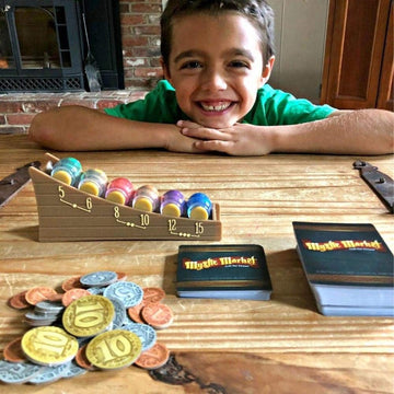 ThinkFun Mystic Market supply shift cards spice rounds.