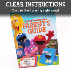 ThinkFun Zingo Elmo figure supports language practice during family game night
